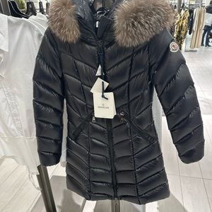 Montcler fulmarus fur hood puffer jacket